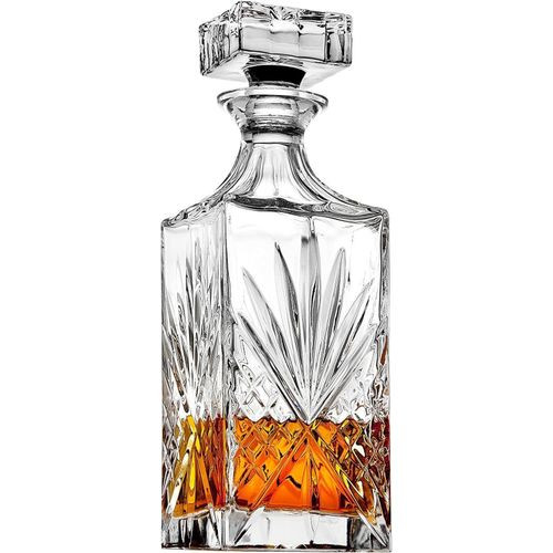 Whiskey Decanter for Scotch, Liquor, Vodka, Wine or Bourbon - Irish Cut 750ml