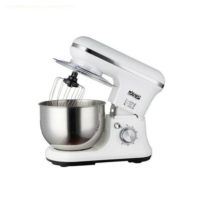 1200W 5.5L Stand Mixer 6 Speed Adjustment Lifting Design Stainless Steel Bowl Copper Motor Suitable for Kneading Noodles Stirring Cream- Multicolor Dsp