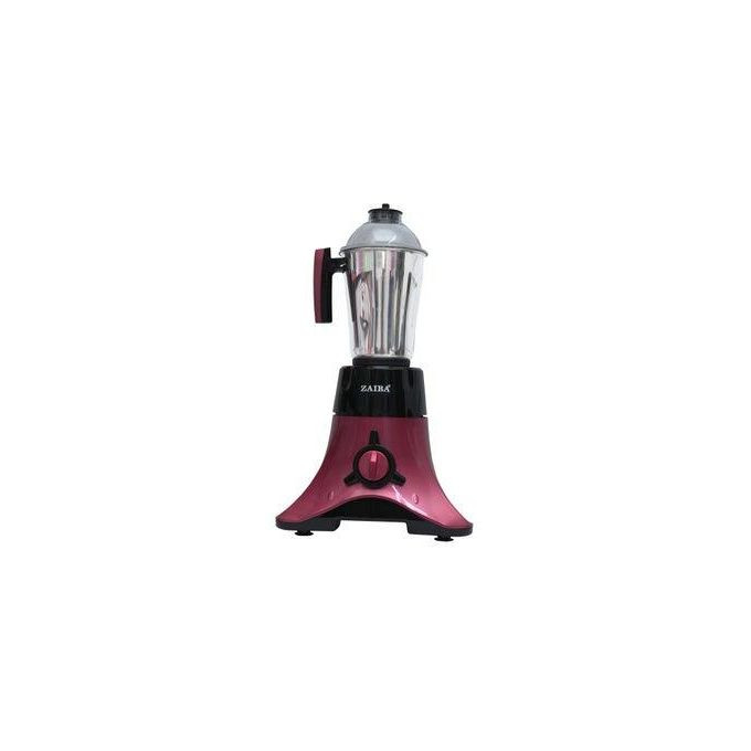 Stainless Steel 3-in-1 JET 3 Jars Mixer Grinder Blender 1.5L 550W with Coating Body, Powerful Copper Motor with Stainless Steel Jars and Blades–3 Speed Juicer- Multicolor Zaiba