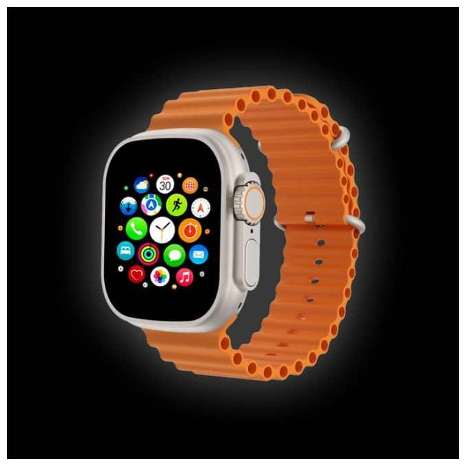Smartbarry Premium C90 Ultra Smart Watch with 4G SIM Card, App Store Working, Google Maps, Facebook, YouTube, Android, Sports Features,Bluetooth Calling SIM Supported Extra Band- Multicolor
