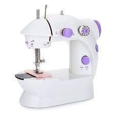 Small Multifunction Electric portable Sewing Machine - White