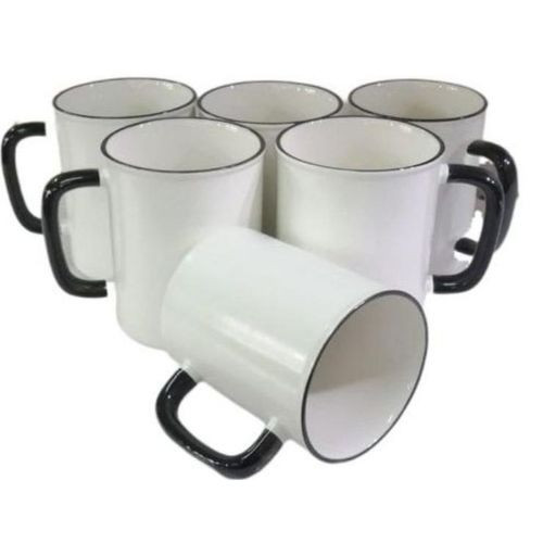 6 Pieces Of Drinking Mugs( black, white)