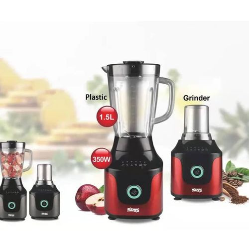 2 in 1 Super Ice Crusher Blender Grinder & Mill Grater With Unbreakable melamine Jar -Multicolor Dsp