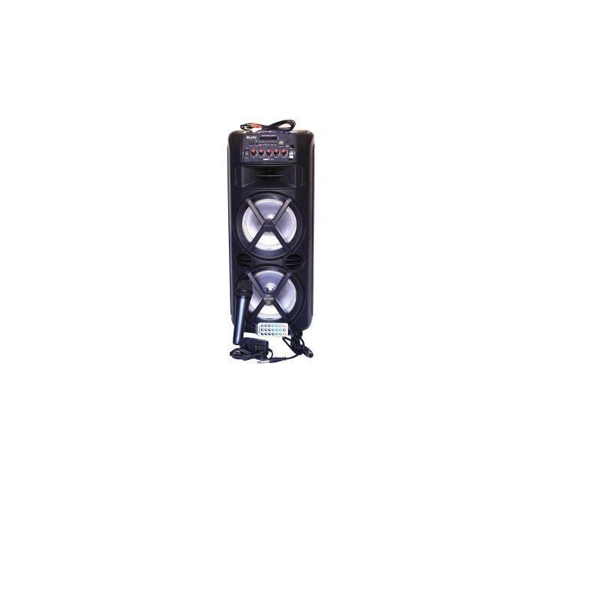 Party Bass Bluetooth Speaker with In-built Microphone - Black