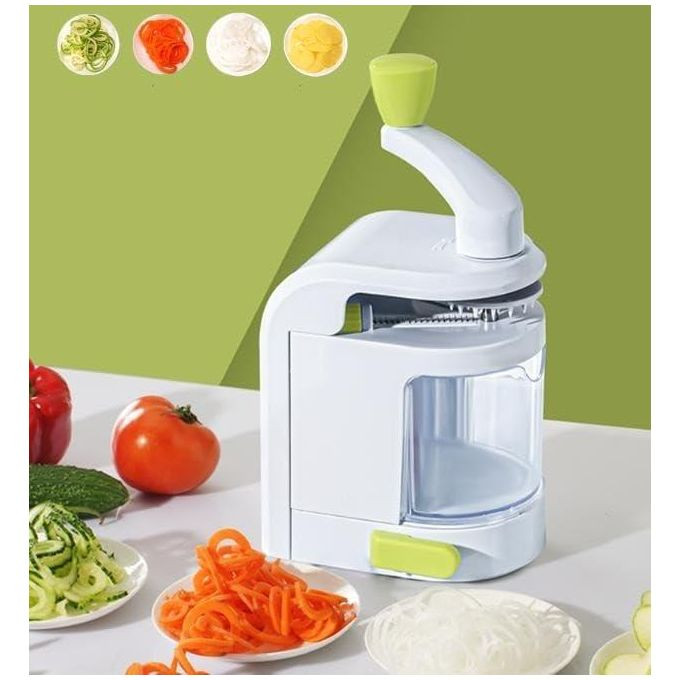 Carrot Clever Slicer Vegetable Slicer Clever Slicer Julienne Slicer Carrot Slicer Vegetable Cutter Chopped Grater Cooker Set Slicer Thickness Adjustable Julienne Multi-functional Slicer Set- Multicolor