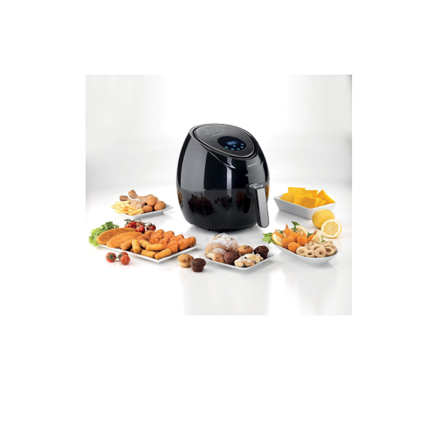 Kenwood air fryer 3.8L XL CAPACITY - Black 5in1 Fry Grill Broil Roast Bake & Toast, HFP30.000WH - White