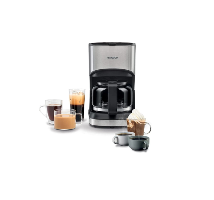 Kenwood Filter Coffee Maker upto 6Cups Reusable Filter- Auto Off/ Keep Warm - CMM05