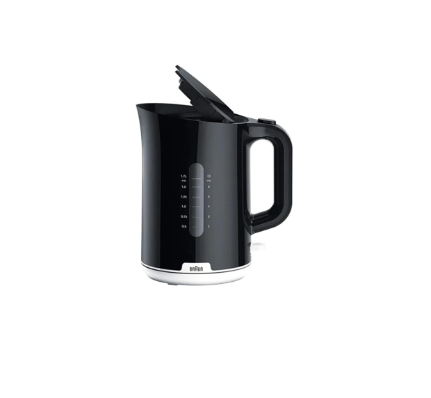 Braun plastic kettle 1.7L Plastic Cordless |Concealed 2200W - WK1100BK