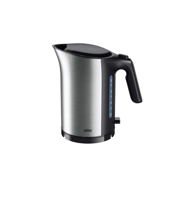 Braun stainless steel kettle 1.7L Stainless Cordless |Concealed 3000W - WK5110BK