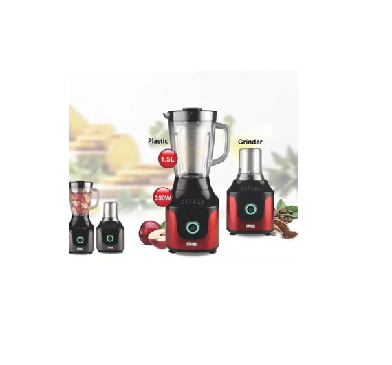 2 in 1 Super Ice Crusher Blender Grinder & Mill Grater With Unbreakable melamine Jar -Multicolor Dsp