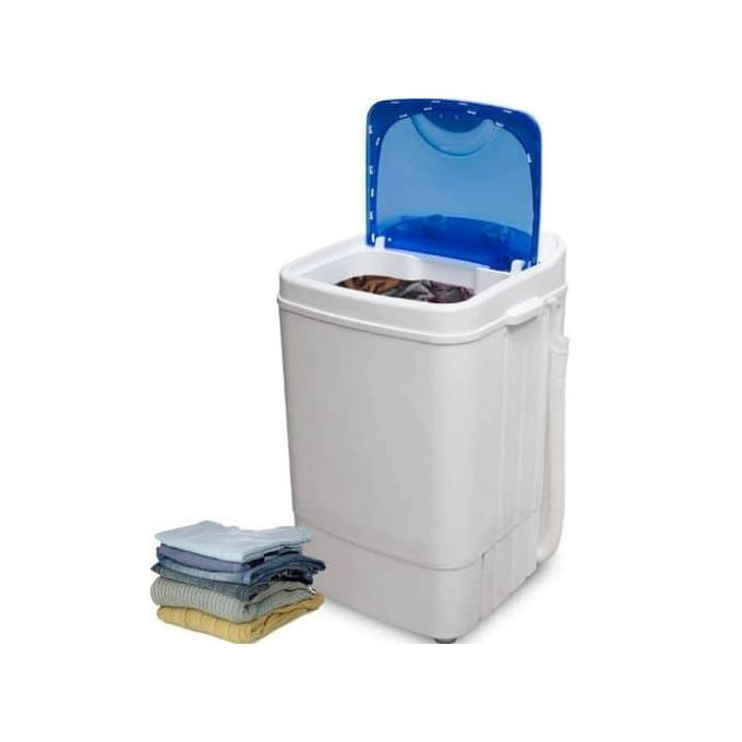 8 Kg Laundry Automatic Baby And Shoe Portable Top Load Single Tub Mini Washing Machine With Spin Dryer Basket-Multicolor