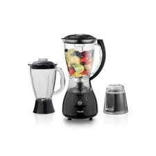 Hoffmans Juice Blender- Ice Crusher Blender & Mill Grater - Black
