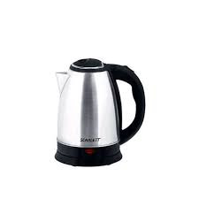 Simbaland Electric Kettle 1.8 liter Stainless Steel - Color Black Silver