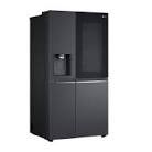 LG Fridge 649 Litres, Side by Side, Smart Inverter Compressor, Shiny Steel, Hygeine Fresh Water Dispenser with UV Protection, Knock Knock, Silver GC-X257CSES