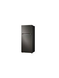 LG Fridge 395 Litres, Top Freezer 2 Doors Refrigerator with Smart Inverter Compressor, Matt Black Finish GLB492PXGB