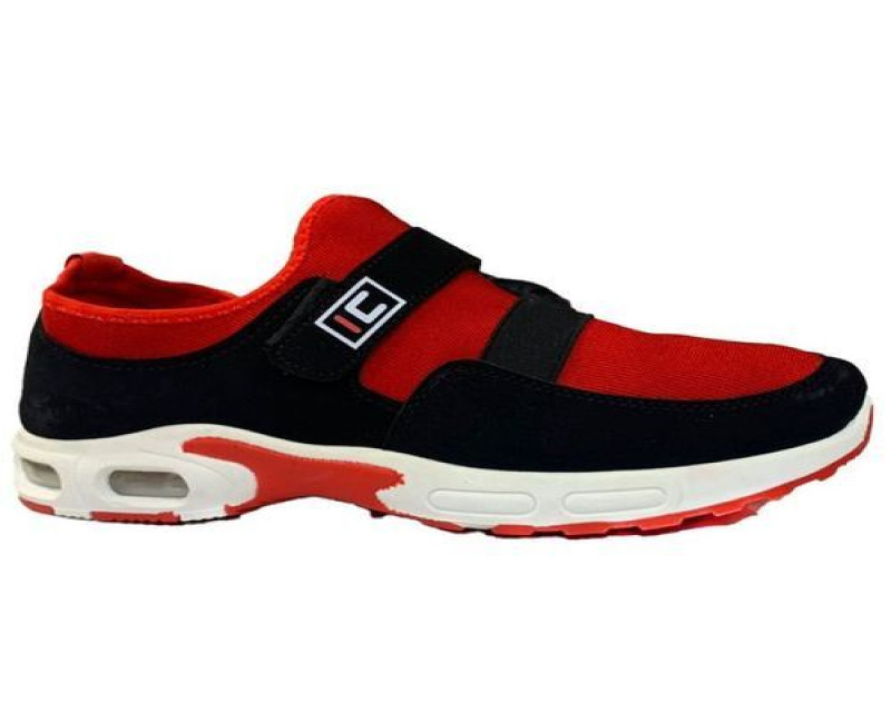 Men's Designer Loafers - Black, Red