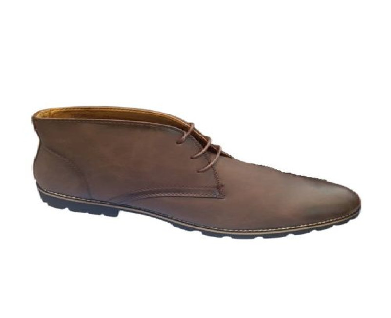 Men's Designer Lace Boots - Black,Brown