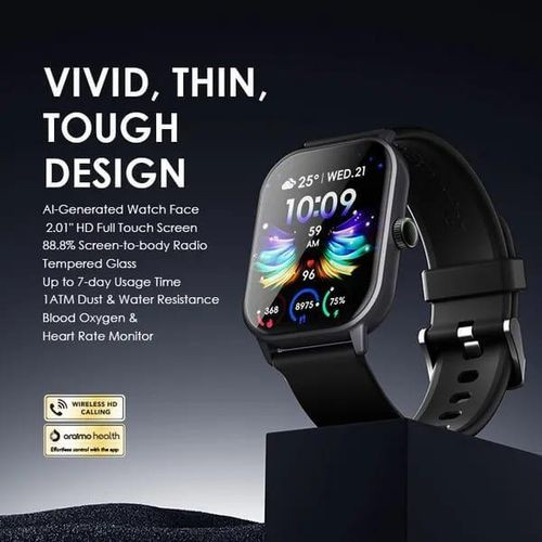 OSW- 805 5 Calling 2.01" HD Panda Glass 1ATM Smart Watch Screen 2.01''' Bluetooth Waterproof Screen Android Monitor oraimo