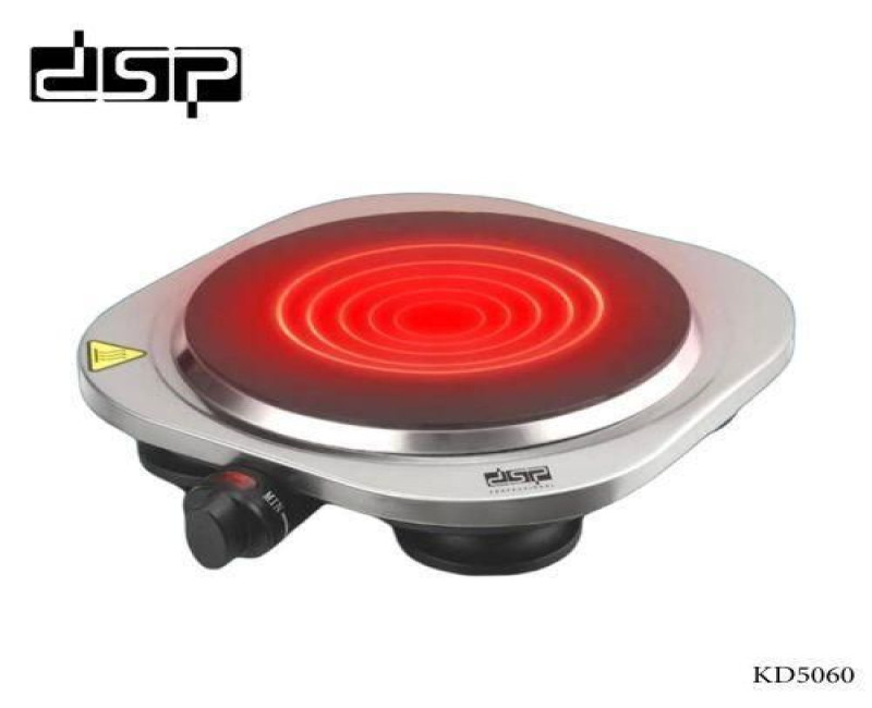 1 Seat Tabletop Infrared Cooker Induction Stove- Silver Dsp