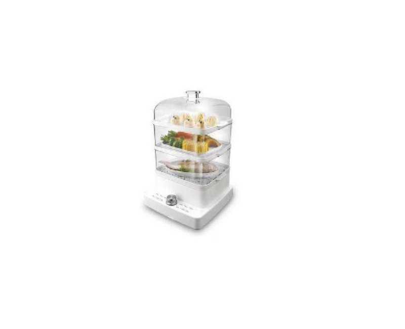 2 Tier 9 Litre Vegetable Food Steamer 3 Speed Cooker Pot- Multicolor Sanford