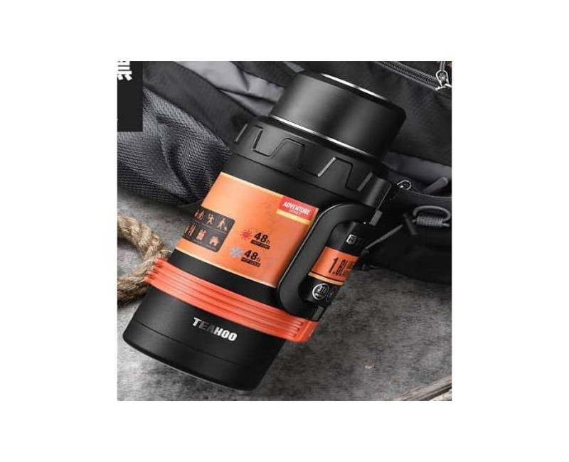 4 L Large Thermos Bottle Stainless Steel Double Walls Vacuum Insulated Tea Flask Great for Outdoors,Sports,Camping,Travel -Multicolor.