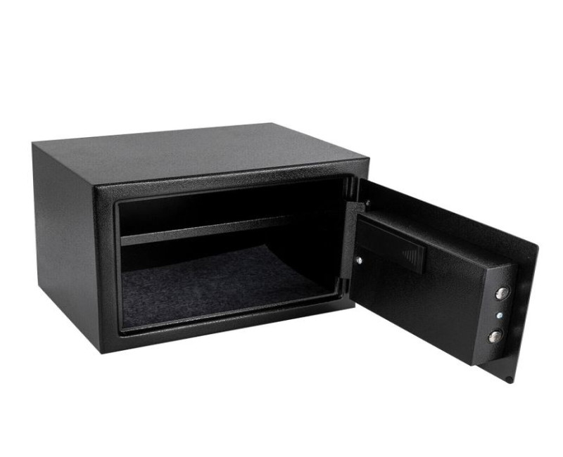 Deluxe Digital Security Safe Box Keypad Lock Home Office Hotel Business Jewelry Gun Cash Use Storage - Black