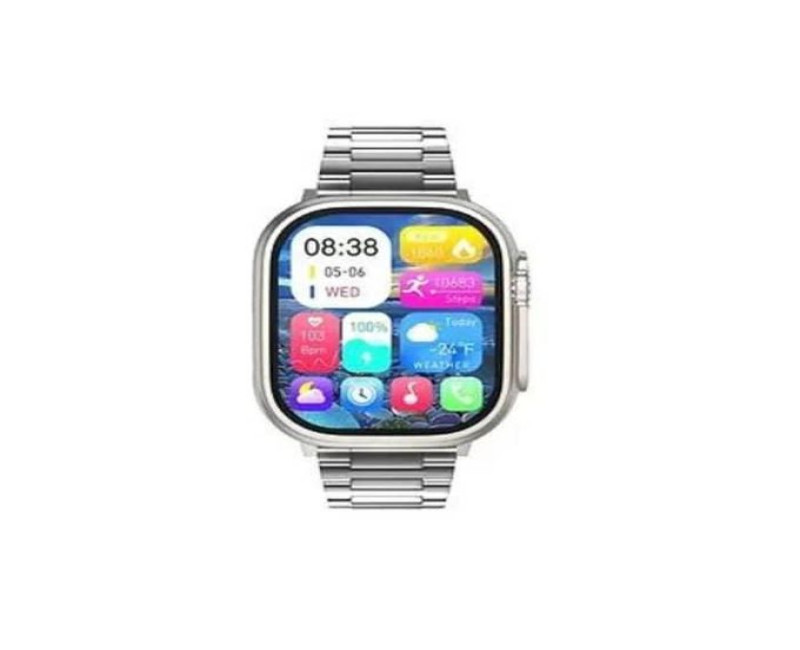 AMOLED Display SQ-10.Ultra 2 with 4 Pairs Strap With Android and iOS Devices- Multicolor Haino teko
