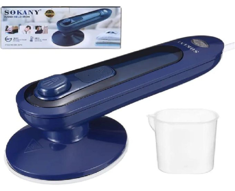 Mini Household Handheld hanging Iron Portable Iron Electric Garment Steamer Manual Ironing Machine Home Travel Fast Heat- Multicolor Sokany