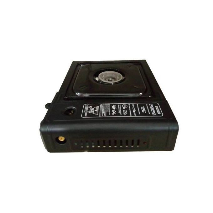 Portable Single Butane Gas Cooker Stove - Black