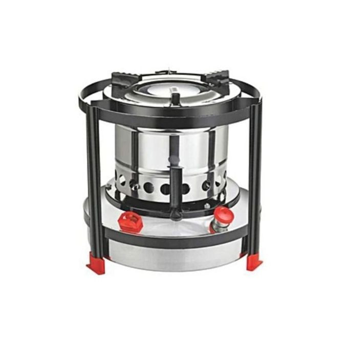Paraffin Stove Kerosene Stove High Fuel Capacity & Stands - Silver 1045133 - Generic