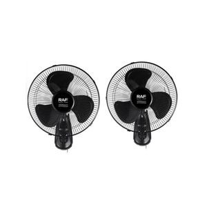 Powerful Wind 16 Inch Wall Fan Buy 1 Get 1 Free With A Strong Motor-Black