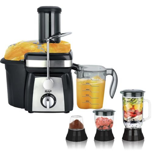 4 In 1 Juicer For Making Healthy Juices While Retaining All The Nutrients-Silver/Black