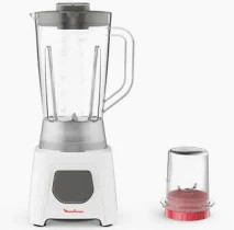 MOULINEX BLENDER 450W 3Jars 1.5L Blender Jug + Grinder + Chopper, Ice Crushing LM2B3127