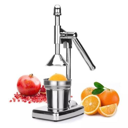 Manual Juicer Hand Press Professional Citrus Juicer Countertop Metal Orange Lemon Pomegranate Squeezer for Home Restaurant Use Colours And Designs Vary -Multicolours