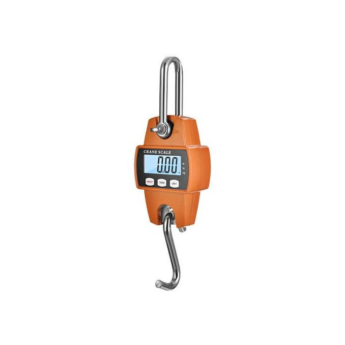 300kg Digital Hanging Crane Scale - Orange 1045133 - Generic