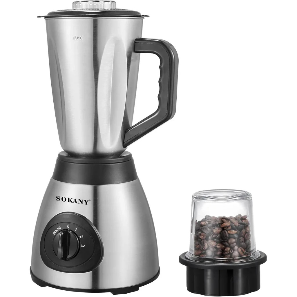 2in1 Electric Hand Blender - White  Sokany