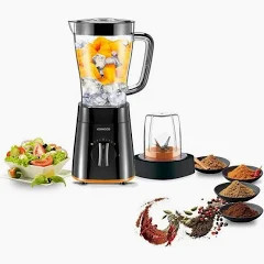 KENWOOD BLENDER 500W 2L Plastic Jug+Multi Mill Attachment+ ice crushing(black) BLP15.150BK