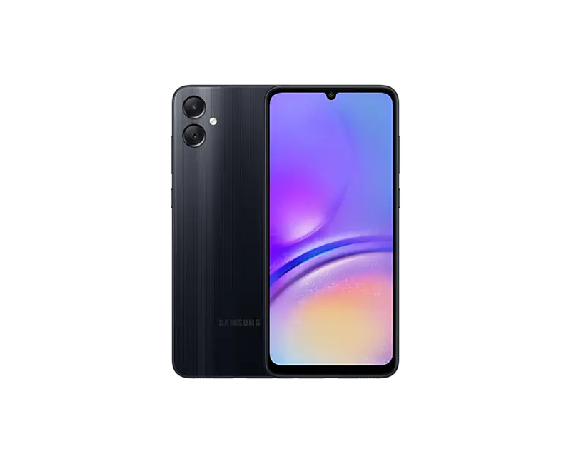 Samsung Galaxy A05, 6.5" PLS LCD Display, 4GB RAM, 128GB ROM, 4G LTE, 13MP Dual Rear Camera, 5MP Front Camera, Dual SIM – Black