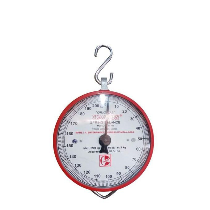 Hanging Weighing Scale 200Kg - Red