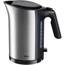 BRAUN Stainless Steel 1.7L Stainless Cordless |Concealed 3000W WK5110BK