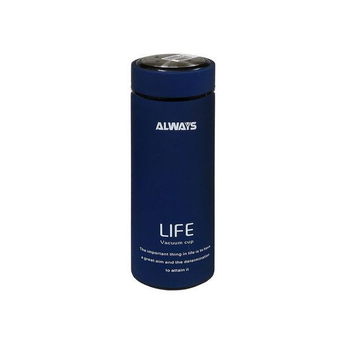 Always 450mls Always Life Slim And Quality Vacuum Bottle - Blue