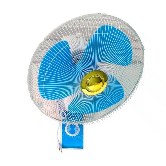 6 Inch High Efficient Wall Fan With 3 Speed Settings And A Powerful Motor For Strong Wind - Multicolor