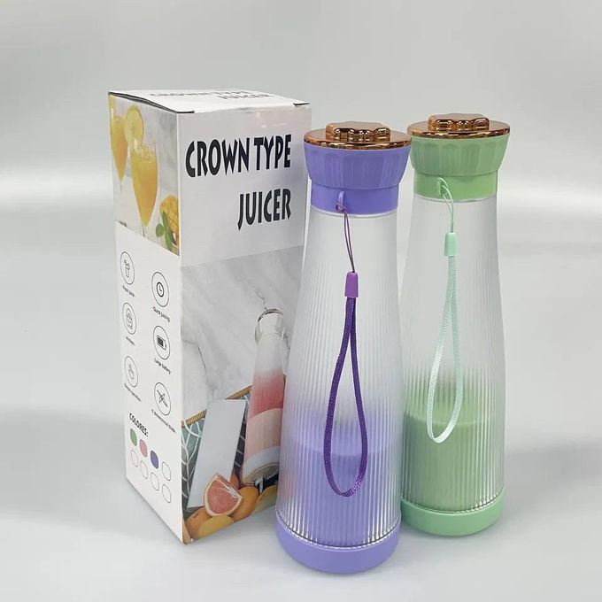 Mini Personal Portable Cordless Shaker  USB Rechargeable Small Fruit Juicer Blender Smoothie Maker Kitchen Auxiliary Outdoor Travel Sport Juice Cup - Pink,White