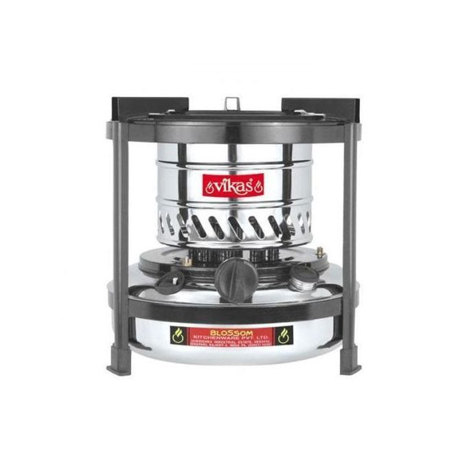 Wick Stove Paraffin Cooking Stove - Silver 1120135 - Vikas