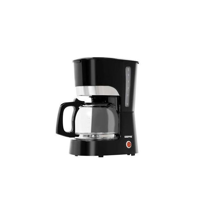 Geepas Electric Coffee Maker, 1.5 Litres - Black