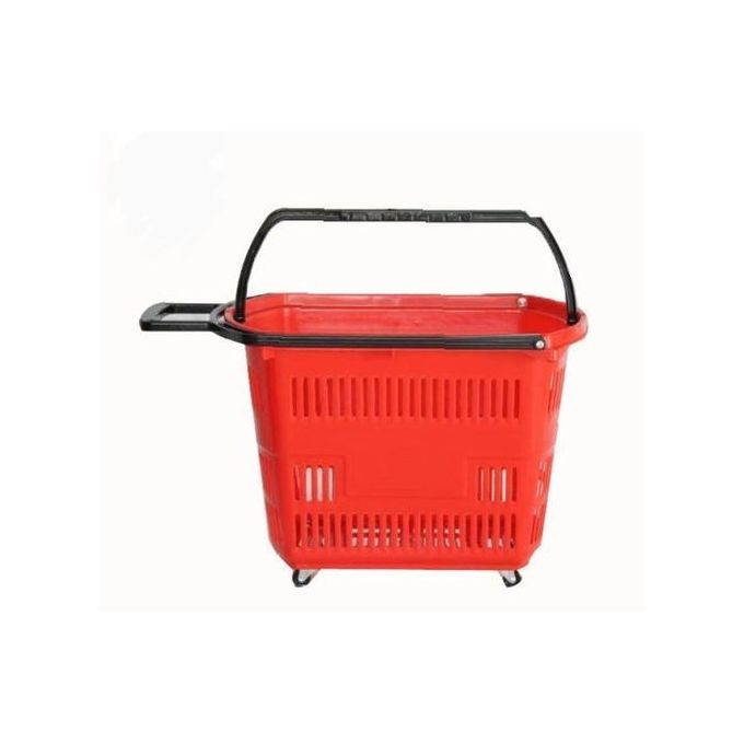 Shopping Trolley, Supermarket Basket - Red