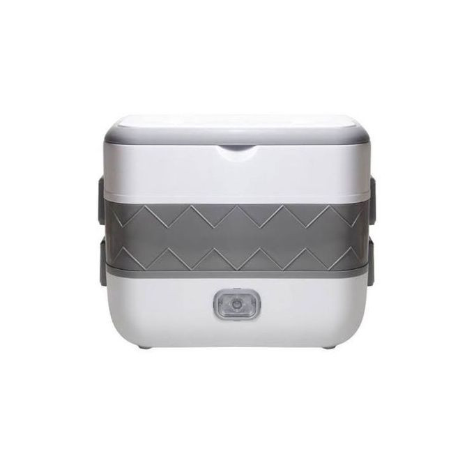 Electric Heating Food Warmer Electric Lunch Box 4 liners 200W - White