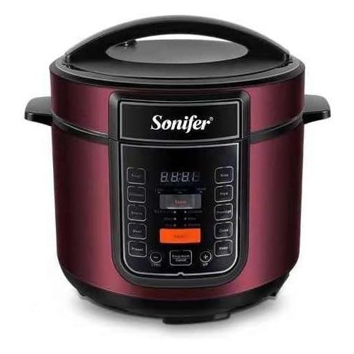 Sonifer Electric Fast Cooking Pressure Cooker Of 5 Liters -Multicolours