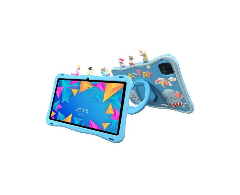 Oteeto Tab10 10.1 Inch Display Kids Tablet With 6 GB RAM 128 GB ROM and 8000 mAh Battery- Multicolor Educational Tablets
