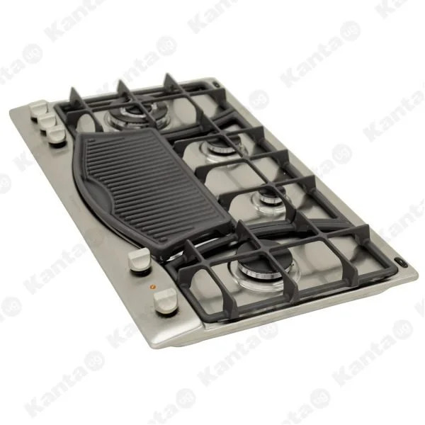 ARISTON ITALY 90cms 4Gas 1Electric - Stainless Steel - Auto Ign Cast Iron Pan supports PH941MSTBGH